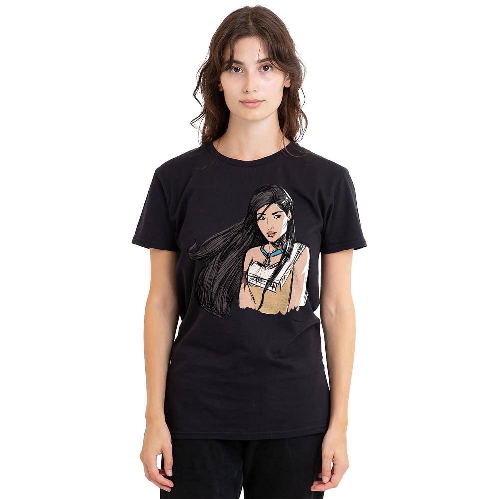 Pocahontas Unisex Adult Sketch T-Shirt