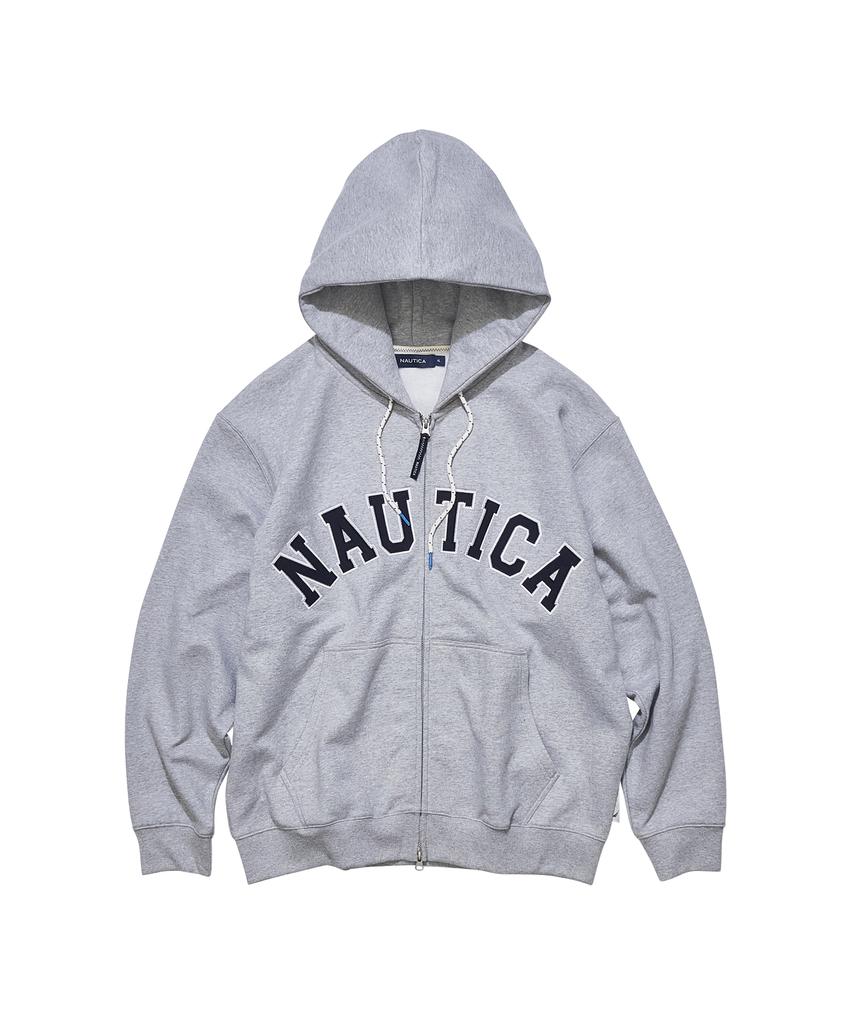 Толстовка Nautica с капюшоном и молнией с логотипом-аркой (Флисовой подкладке) Njk0865