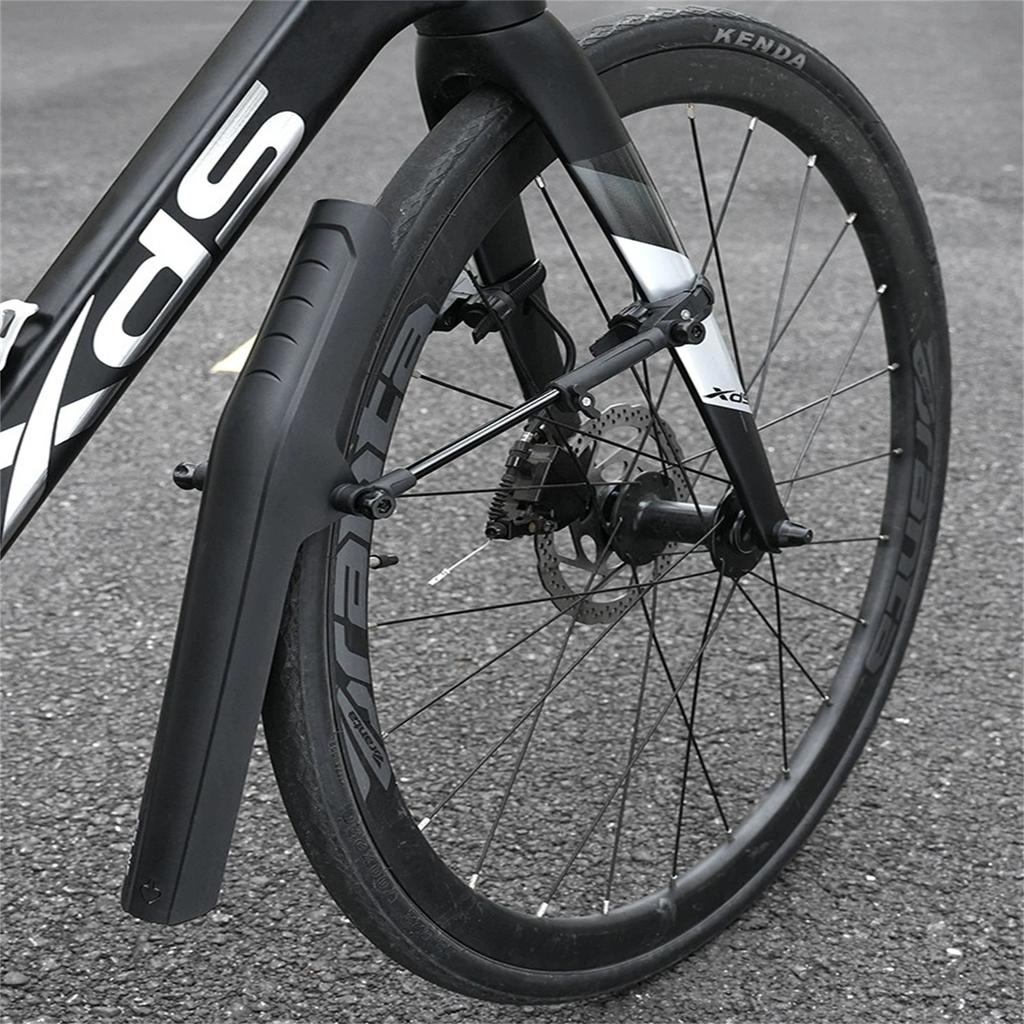 Mountain & Road Bike Mudguard – Adjustable Fenders with Built-In Taillights for Riding