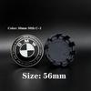 For BMW M 2026 New 4PCS 56mm ABS Wheel Center Caps For BMW 50th Anniversary Hub Cover For BMW M G20 G21 G28 G01 G02 G05 G30 G31 G38 G07 G08 IX3 F11