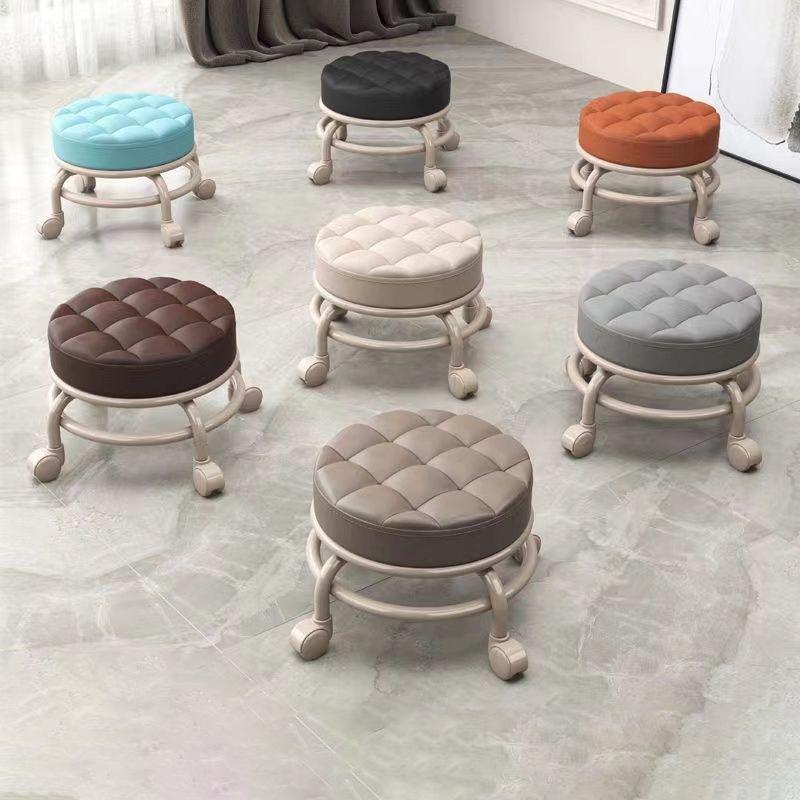 Joylove бытовой универсальный табурет на колесиках с красивым швом и вращающимся колесом низкий табурет для маникюра табурет для ног шкив прогулочный табурет