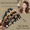 Wavy Leopard Print Non-Slip Headband with Teeth - Women's Hair Accessory 2025