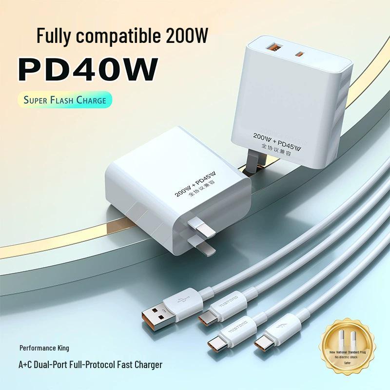 Сверхбыстрое зарядное устройство PD30W для устройств Apple и Huawei