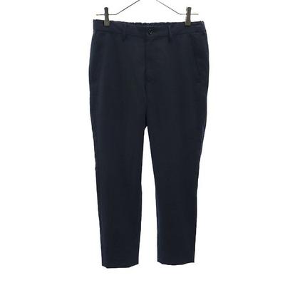Неиспользованные брюки зауженного кроя utility green label relaxing S темно-синий UNITED ARROWS мужские б/у
