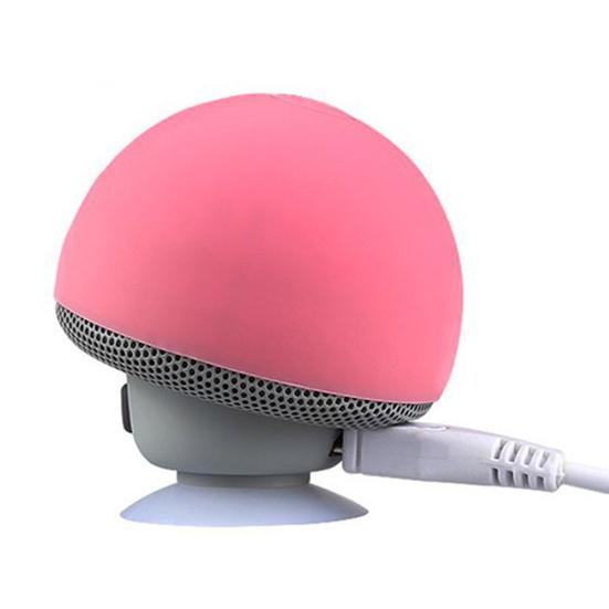 Портативная мини-милая грибовидная водонепроницаемая присоска Bluetooth-совместимая колонка Басовая звуковая коробка