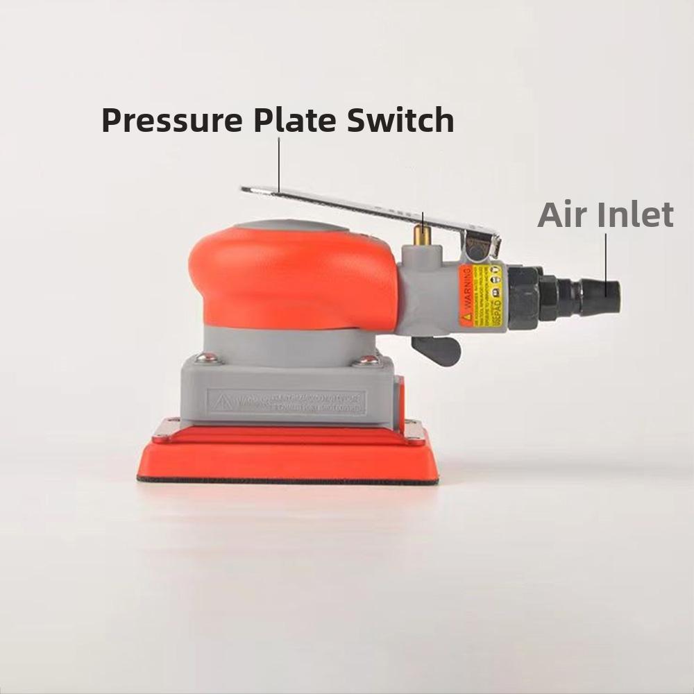Palm Grip Air Finishing Sander Pneumatic Polisher for Flat Surface Sanding and Polishing