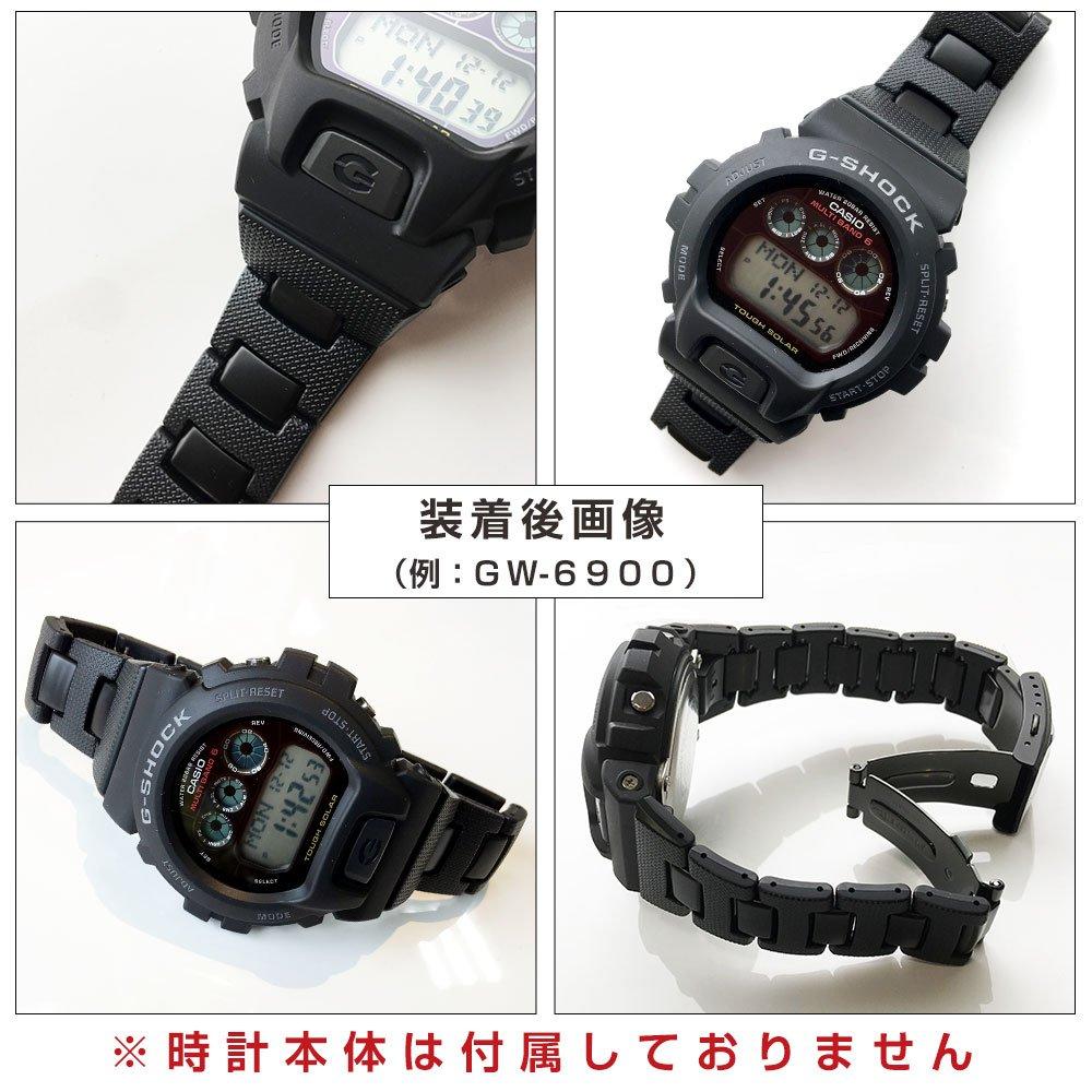 Оригинальный металлический ремешок Casio с пружинными штифтами для и Domestic Включает инструкцию по эксплуатации G-Shock (Ремень) GW-M5600BC, GW-M5610BC, GW-6900BC