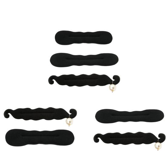 2/3 шт. Женский спонж для формирования пучка волос, украшенный искусственным жемчугом