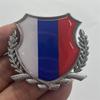 Металлическая наклейка на автомобиль с национальным флагом Китай США Германия Франция Великобритания Италия Япония Вьетнам Южная Корея Боковая эмблема Наклейка