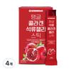 Cham & Deul Red Clay Farm Tangle Collagen Pomegranate Jelly Stick 15p, 300g, 4 Pieces