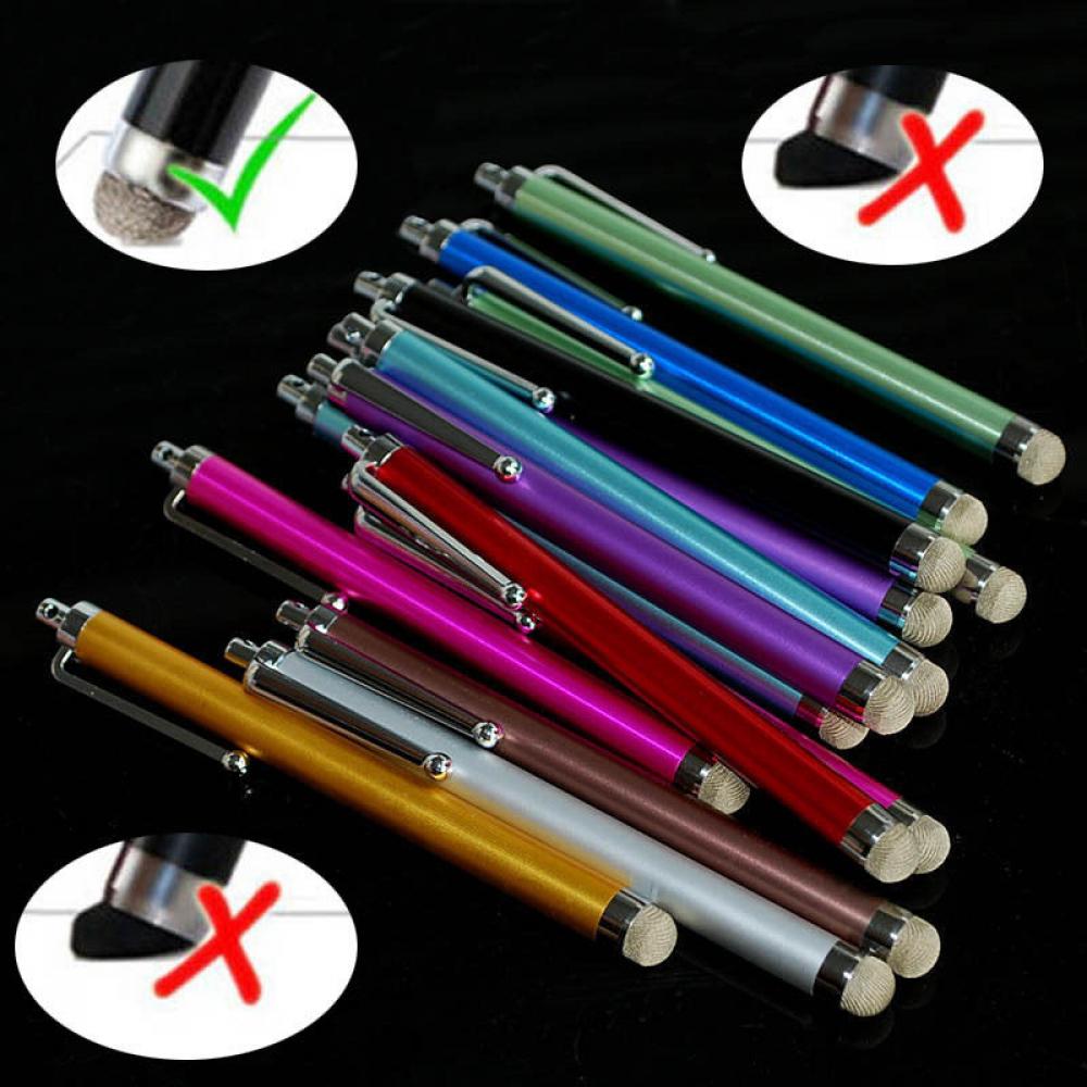 New Mesh Micro Fibre Stylus Touch Screen Capacitive pen Metal