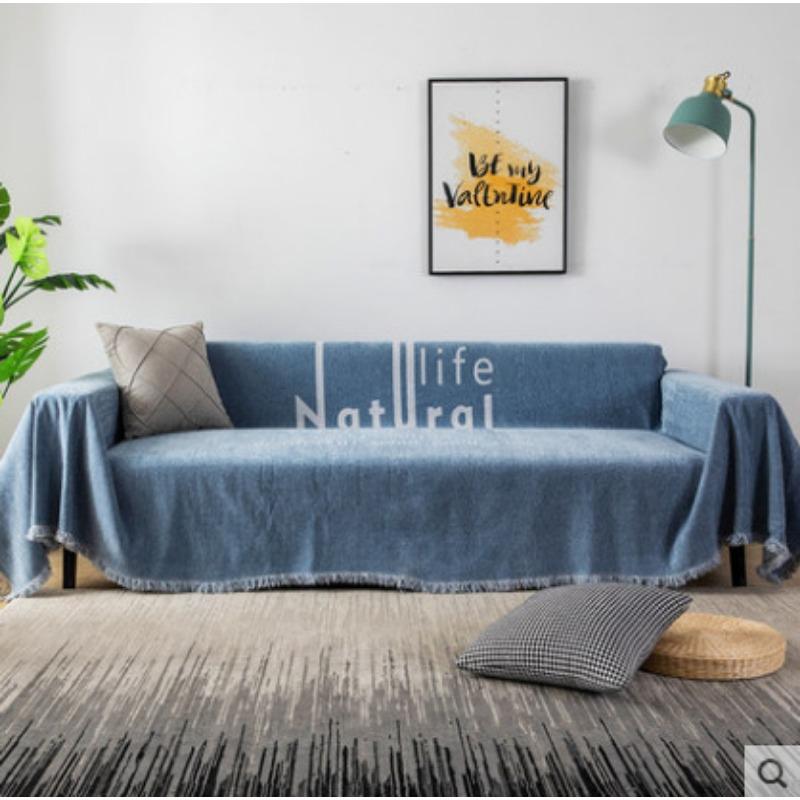 Полотенце для дивана Полный чехол Чехол для дивана Тканевый чехол Чехол Полотенце Ткань Подушка Одеяло Все включено Универсальный Скандинавский стиль Инс стиль