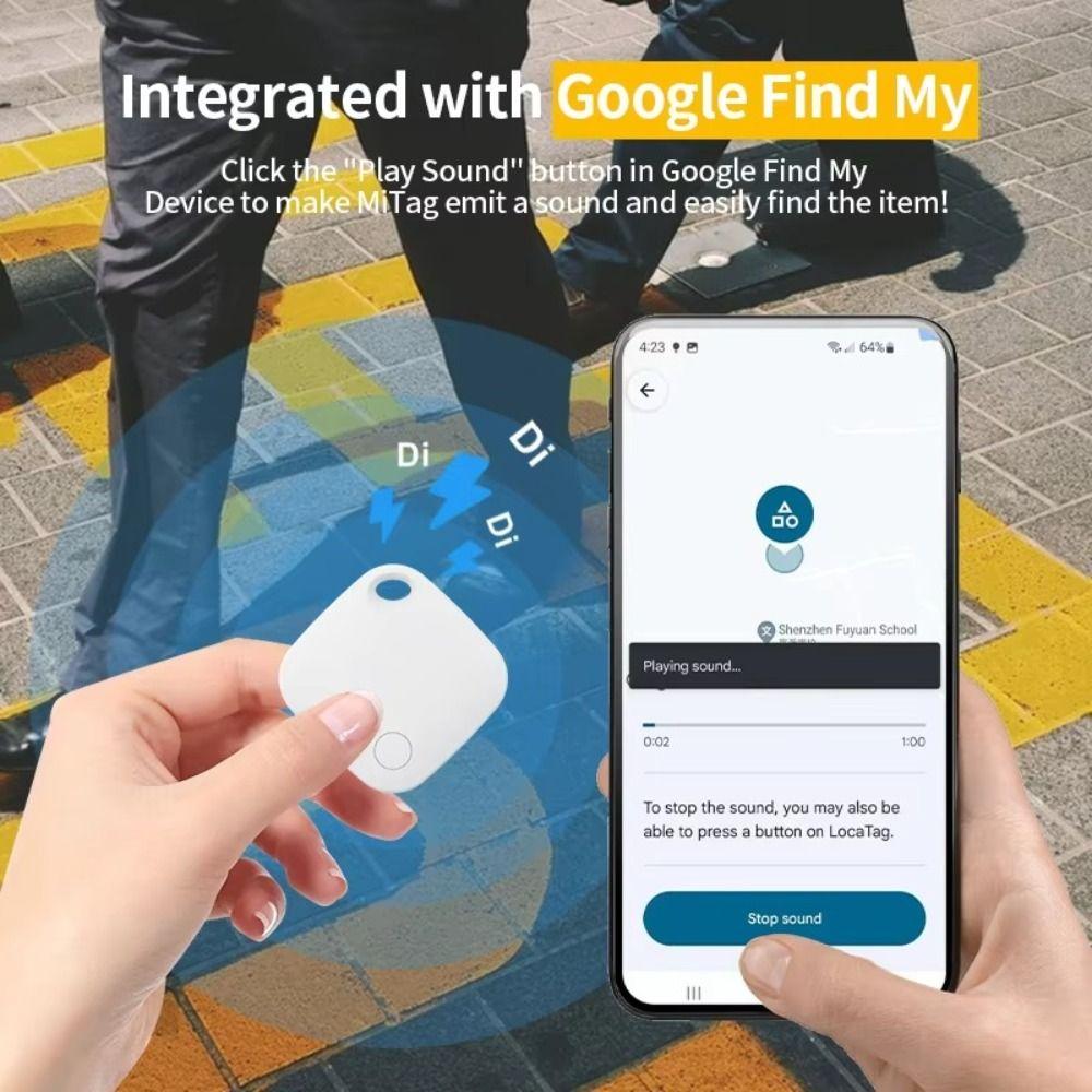 Беспроводной Bluetooth GPS трекер Мини брелок-искатель 2025 Pet Smart Tag для Android