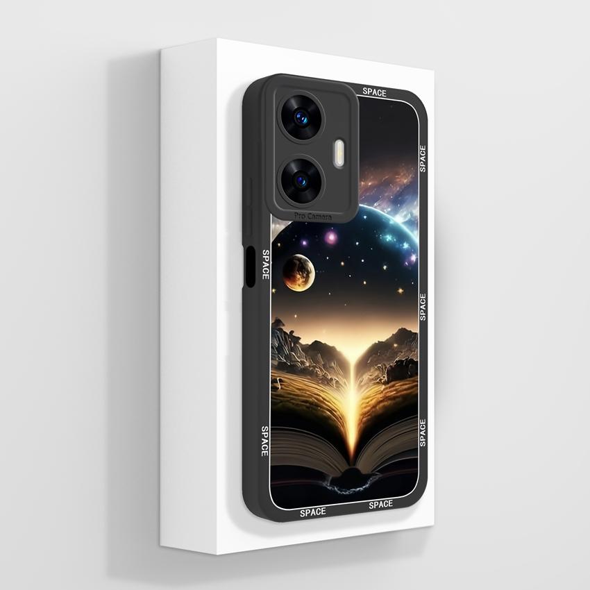 Красивые чехлы для телефона в форме сердца любви для Realme C55 C35 C25 C20 C15 C11 C21Y C25Y Мягкий жидкий силиконовый бампер Противоударный защитный чехол для Realme Casing