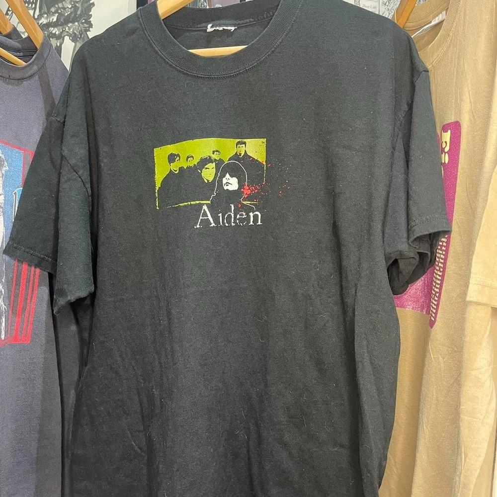 Редкие футболки Gildan Группа Aiden Черная футболка Унисекс от S до 5XL BO953 Унисекс футболка