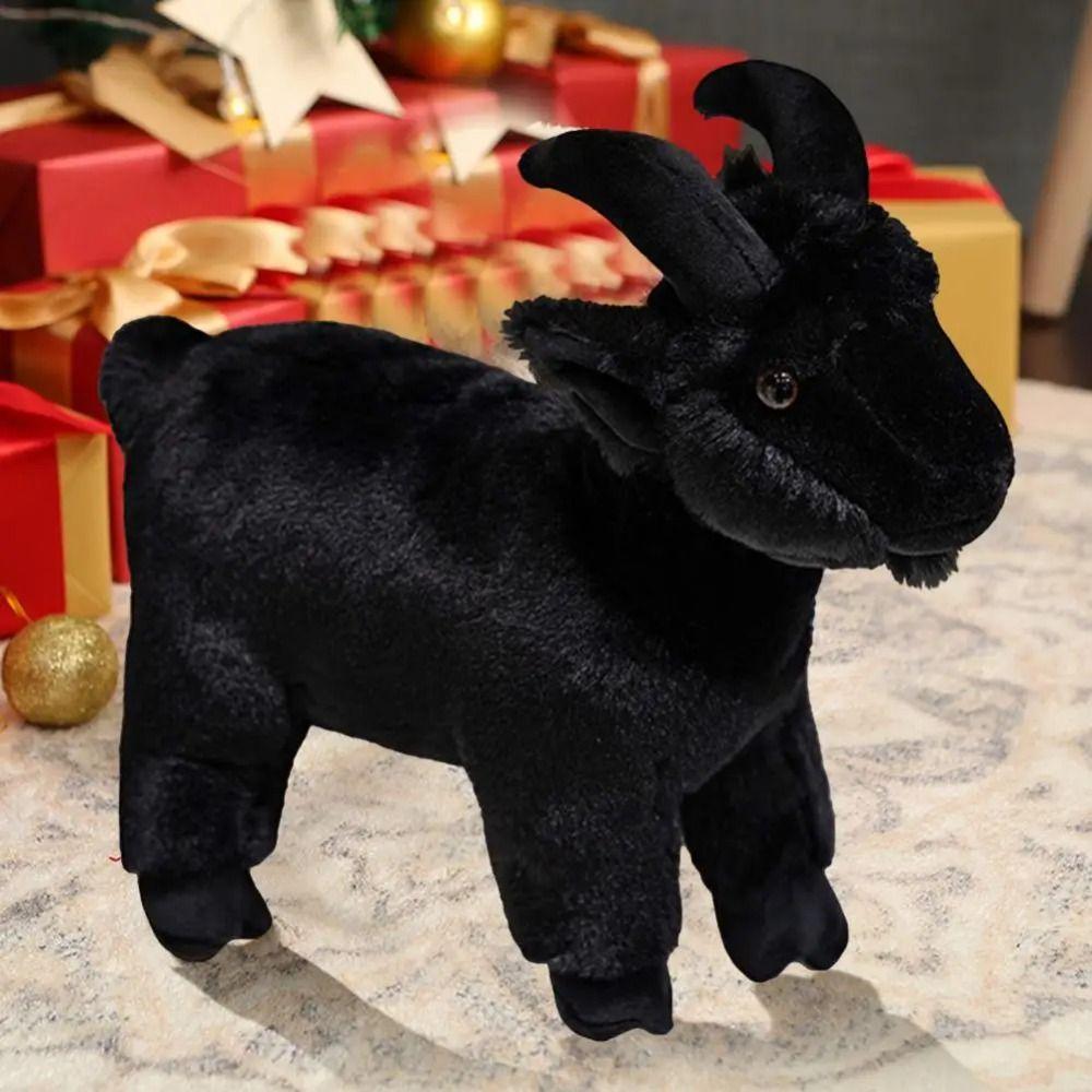 30/40см Плюшевая кукла Козленок Милая животная Рогатая овца Плюшевые игрушки Кукла-симулятор Дети