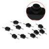 10x 1A 30V DC 250V Black Latching On Off Mini Torch Push Button Switch