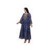 Middle East Saudi Arabia Mesh Embroidery Robe Dress Women Arabic Women Robe Jalabiya