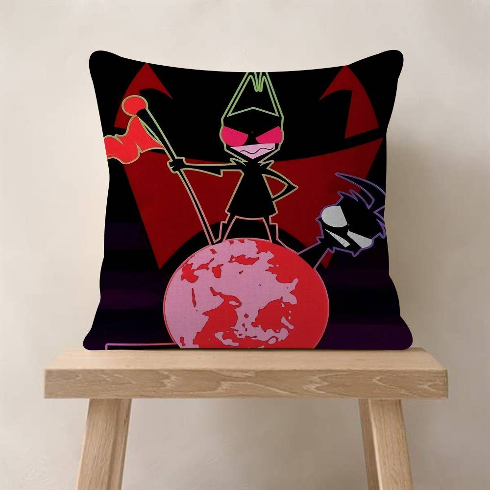 Invader ZIM Мультяшный Фильм Наволочка Мультяшный Подарок Чехол на Подушку Спальня Дом Диван Стул Сиденье Декор Наволочка