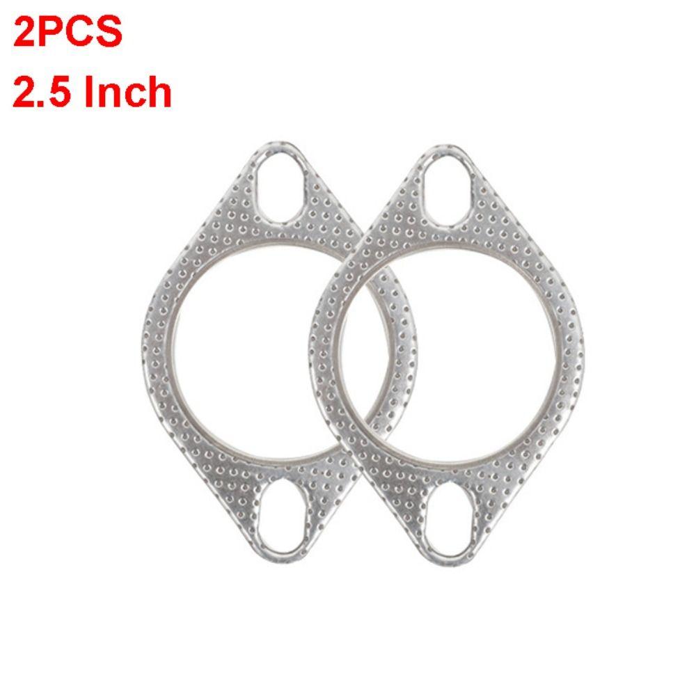 2 шт. Универсальная прокладка выхлопной системы автомобиля Ультраплотная прокладка фланца выхлопной системы Прокладка впускной трубы Прокладка выхлопного даунпайпа Автоаксессуары