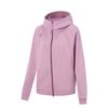 Li Ning Fitness Series Antibacterial Anti-Static Loose Hoodie Logo Jacket Women Outerwear AWDVH16-3