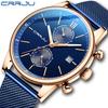 CRRJU-2291 Men's Watch Six-Pin Chronograph Casual Fashion Personality Watch Men's Watch Student Watch Calendar