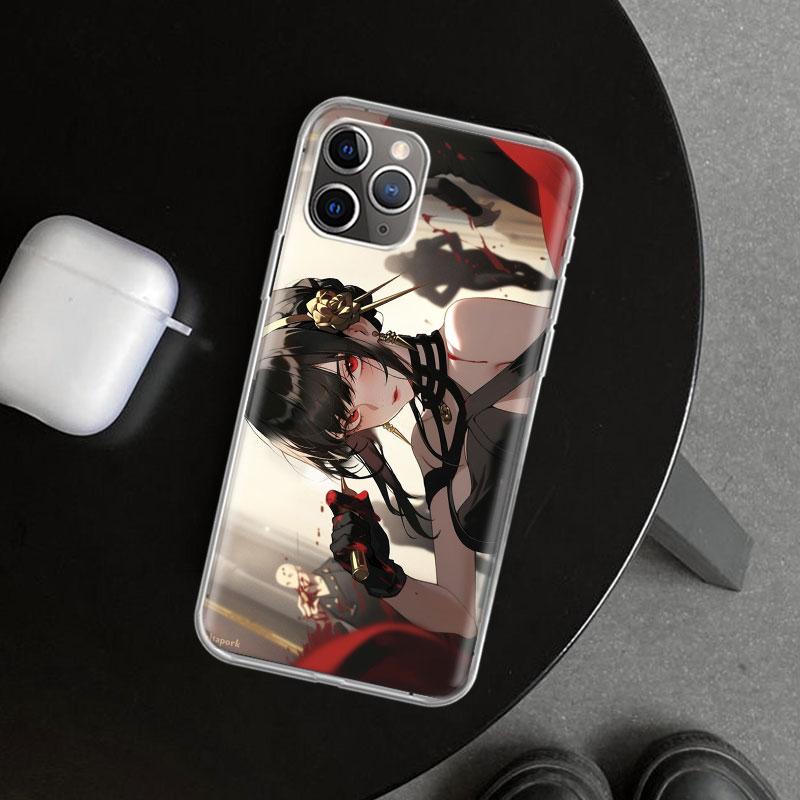 S-Spy Family Yor F-Forger Phone Case Cover for iPhone 18 11 12 13 Mini 14 15 Plus 16 Pro Max 17 Air 7 8 + SE Art Customized Fundas