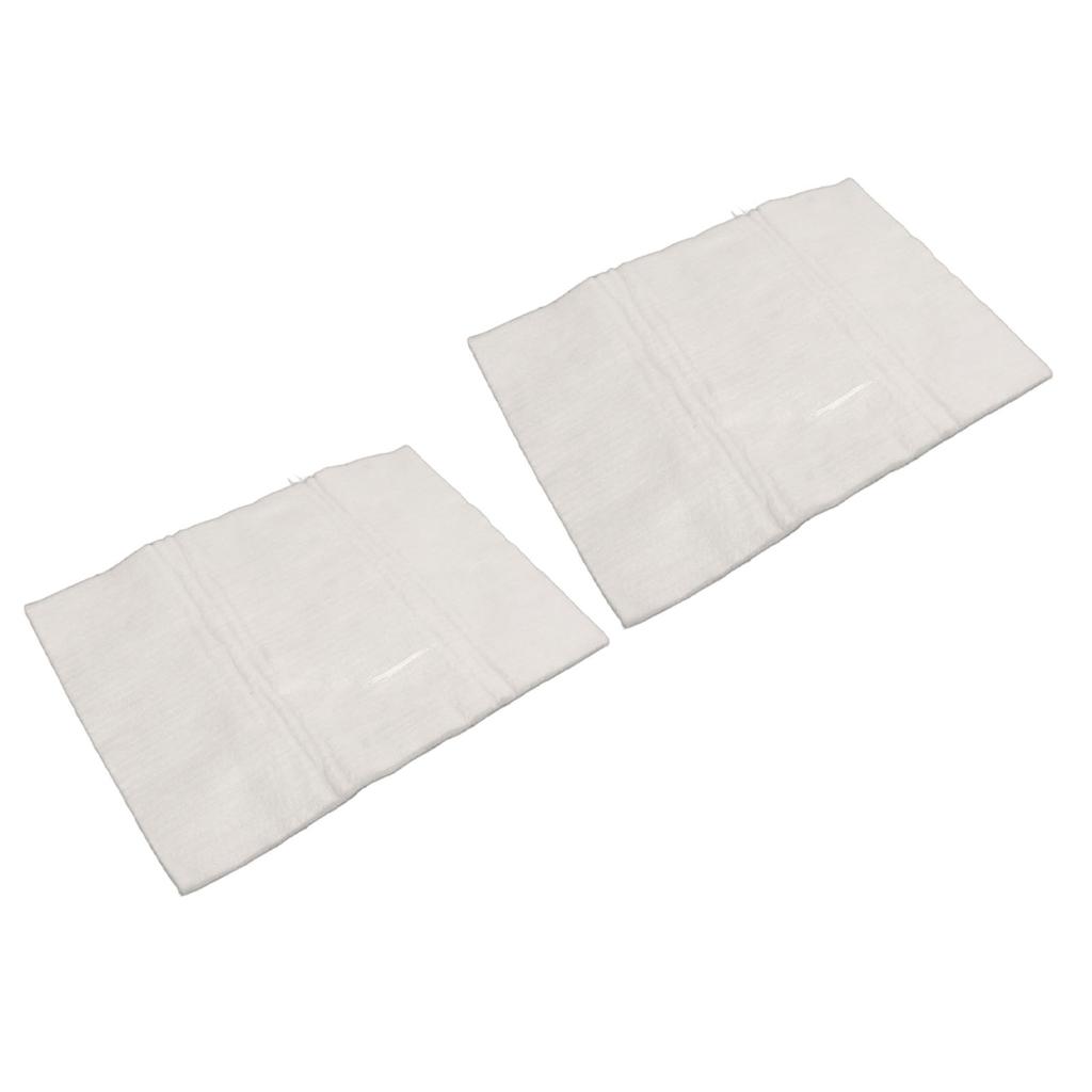 2 Pcs Motorcycle Exhaust Pipe Silencer Cotton Fiberglass 35x25cm Sound Absorbing Packing Cloth