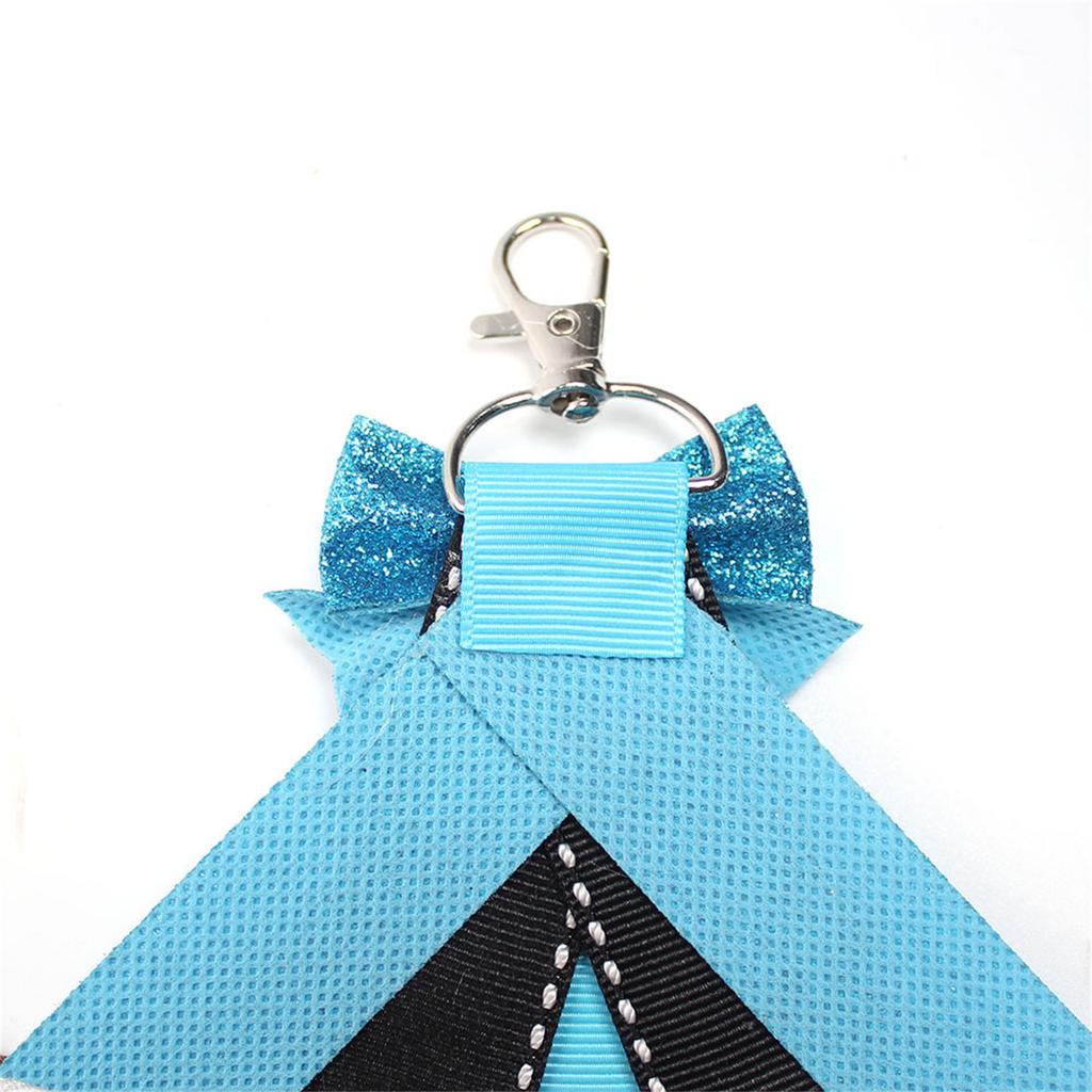 2 шт. Брелок Pin Me Cheer Спорт Блеск Красивый Командный Брелок с Бантиками Украшение для Сумки