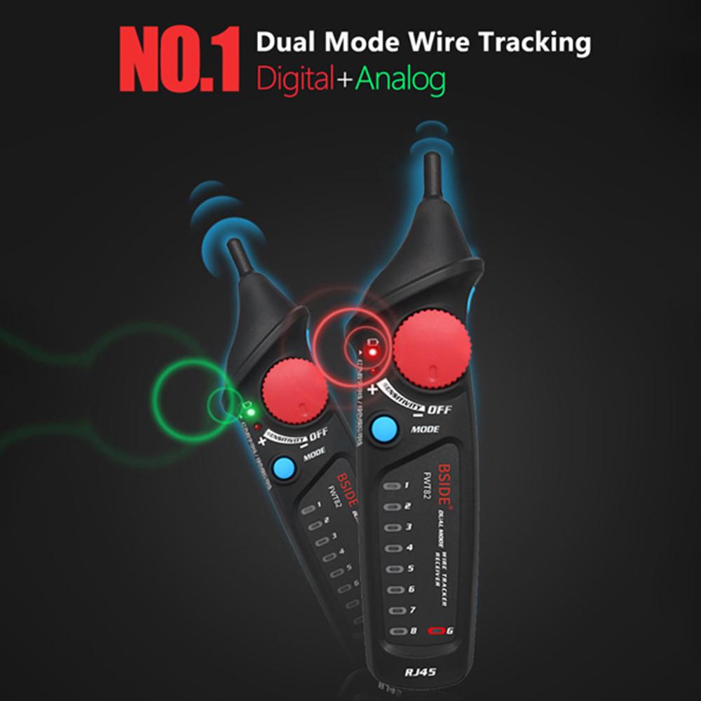 MAXRIENY FWT82 Цифровой и аналоговый двухрежимный сетевой кабельный трекер с тонером RJ45 RJ11 Ethernet LAN