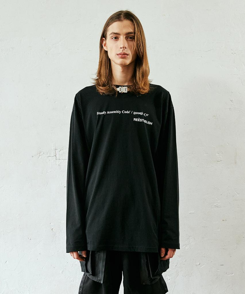 SAC STUDIO Pleats Side Long Sleeve Black