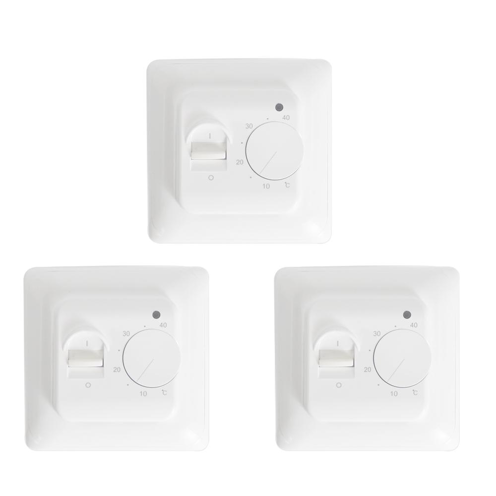 2/3/4 шт. настенные термостаты для электрического напольного отопления, ручной комнатный термостат, ручка регулирования температуры, контроль отопления