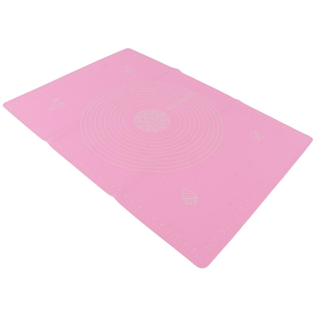Silicone Knead Mat with Scale Chopping Board Nonslip Baking Tool Heat Resistant Oven Mat