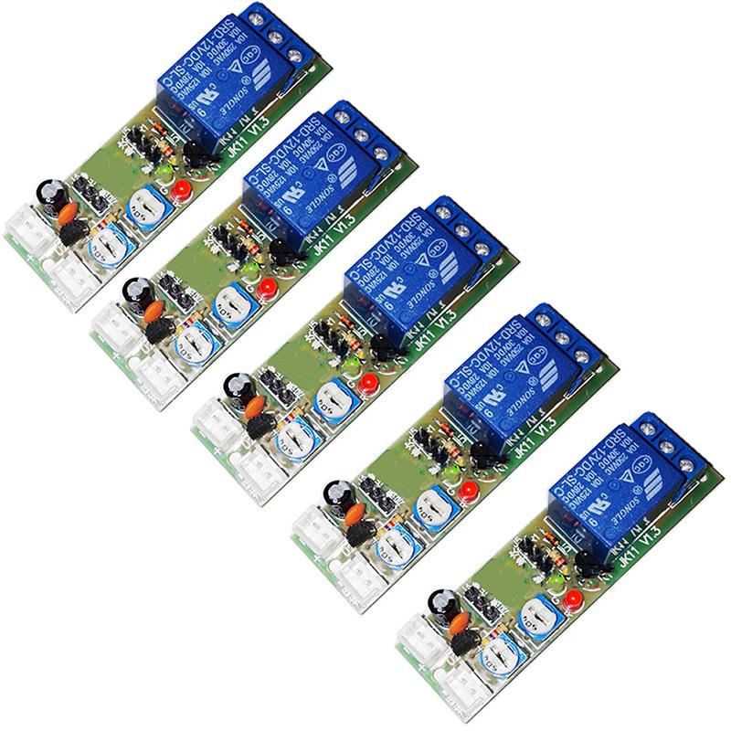 JK11 Регулируемый циклический таймер Задержка включения/выключения Переключатель Реле питания Экран Реле задержки таймера DC 5V (0 -15 Минут)