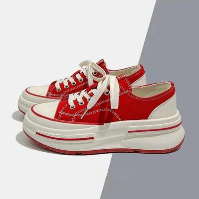 Модная женская дизайнерская обувь Женская обувь на платформе Модная парусиновая обувь для скейтбординга Женская классическая парусиновая обувь на шнуровке Кроссовки Женские