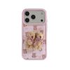 3D Bow Bear Phone Case for iPhone 17/16 Pro Max/15/14 - Women's Cute Design