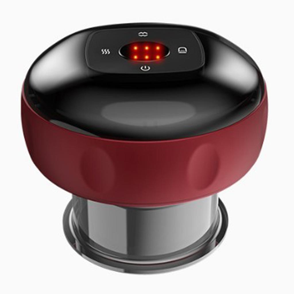 Электрический инструмент для скребков с подогревом, 6/12-уровневый интеллектуальный перезаряжаемый вакуумный баночный аппарат, многофункциональный инструмент для расслабляющего массажа