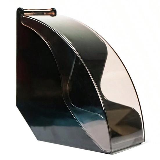 Coffee Filter Paper Holder with Dust-proof Cover Large Capacity Coffee Filter Holder Paper Storage Dispenser Rack
