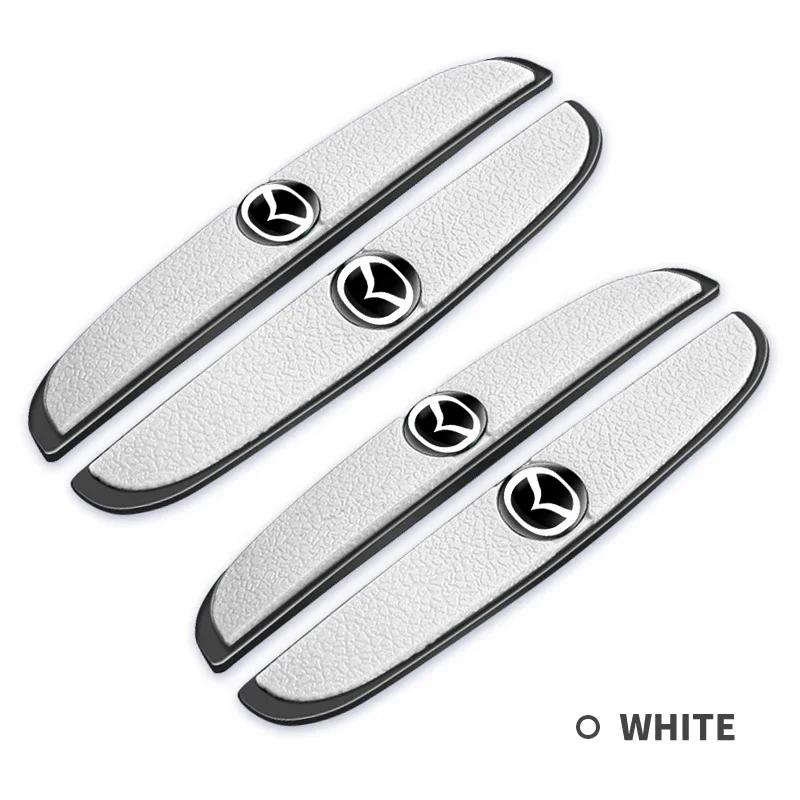 4pcs Rubber Bumper Strip Car Door Anti-Collision Emblem Sticker For Mazda 3 CX3 CX4 CX5 CX7 CX8 CX9 Atenza Axela Car Styling FF27