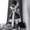 Сексуальное нижнее белье униформа соблазнение ремень фартук сетка перспектива косплей сексуальный костюм горничной 2426