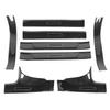 8pcs Carbon Fiber Style Door Sill Scuff Plate Guard Car Refitting Fit for Tesla Model 3 2016?2020