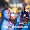 Godox R1 Round RGB Mini Creative Light Светодиодный заполняющий свет для видео 2500K-8500K CRI 98 для видео