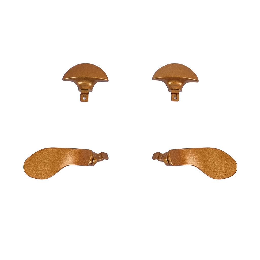 4 Pcs Back Paddles Replacement Rear Paddles for PS5 Dual Sense Edge Controller Rear Parts,Interchangeable Metal Rear for PS5 Dual Sense Controller