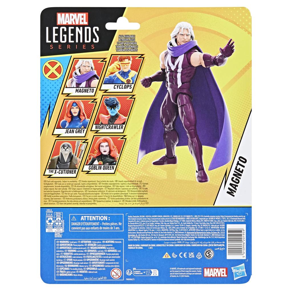 Hasbro Marvel Legends Series Collectible Action Figure Authentic Magneto, X-Men '97 6-inch (15cm) F9056,