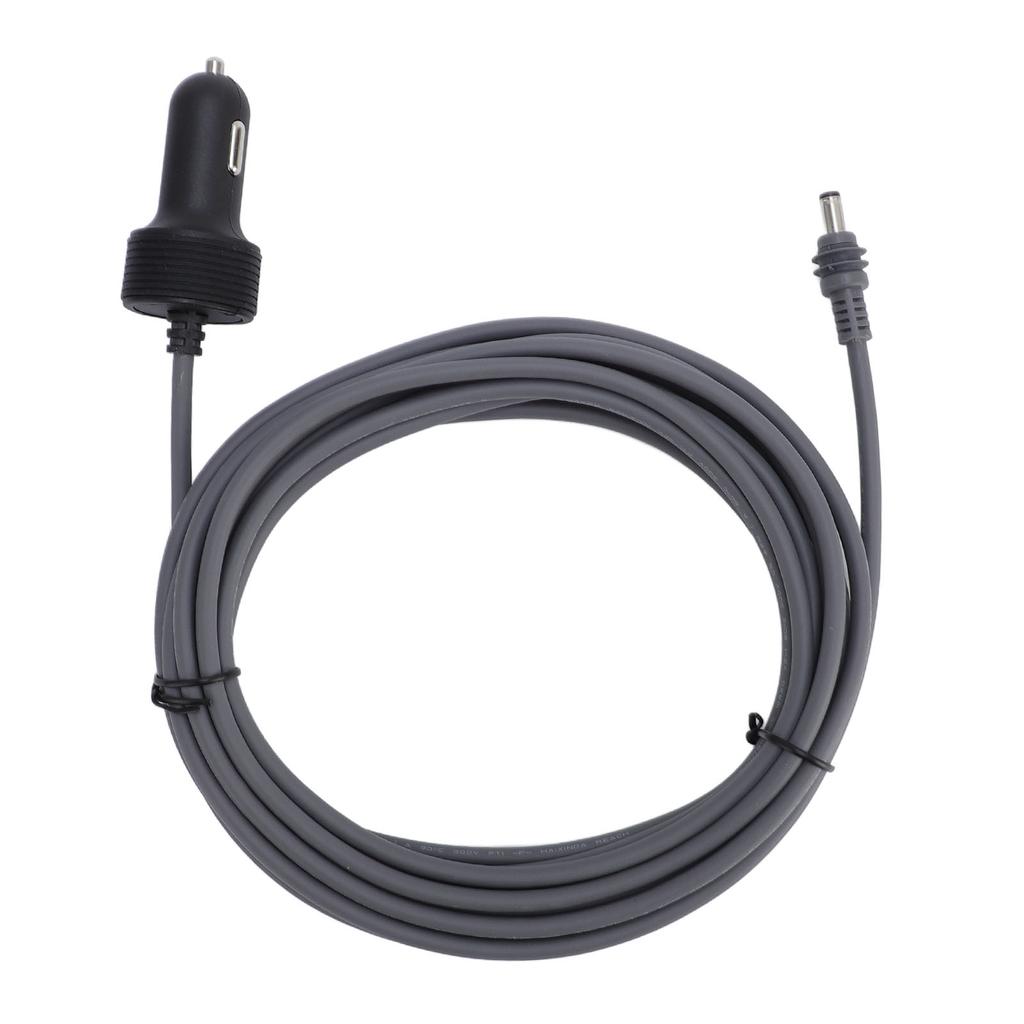 DC Car Power Cable 16ft 12V 24V 18AWG Water Resistant Cigar Lighter Power Supply Cord for Mini Satellite Dish RV Car