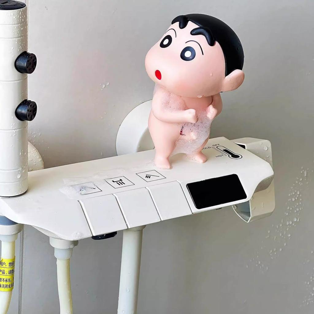 Bathing Crayon Shin Chan Cute Decoration Bathroom Washbasin Accessories Home Furnishings High End Small and Unique