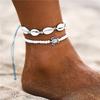 Bohemian Vintage Anklets Dainty Shell Anklet Charm Foot Chain Ankle Bracelet Jewelry Set