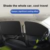 Car Side Window Magnetic Sun Shade from Protect Rays Heat UV Foldable Privacy