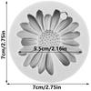 Daisy Flower Silicone Mold Chrysanthemum Flower Fondant Molds Cake Decorating Tools Cupcake Topper Candy Resin Clay Chocolate Gumpaste Mold