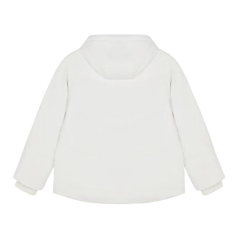 New Balance Down Jackets Women's White Hooded Moderate Other AWJ24301-CIC